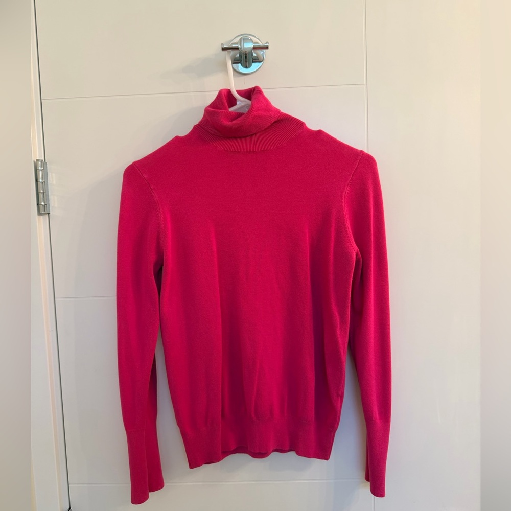 Zara Plain Knit Pink Turtleneck